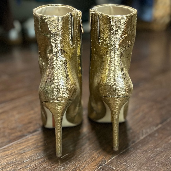 Sam Edelman gold bootie 6.5 - Picture 3 of 4